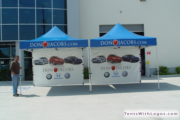 10 x 10 Pop Up Tent - Don Jacobs